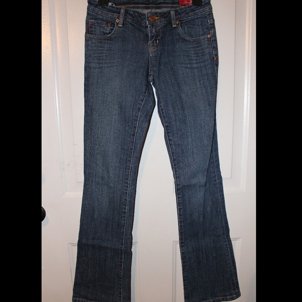 Seven7 Regular Straight Blue Jeans